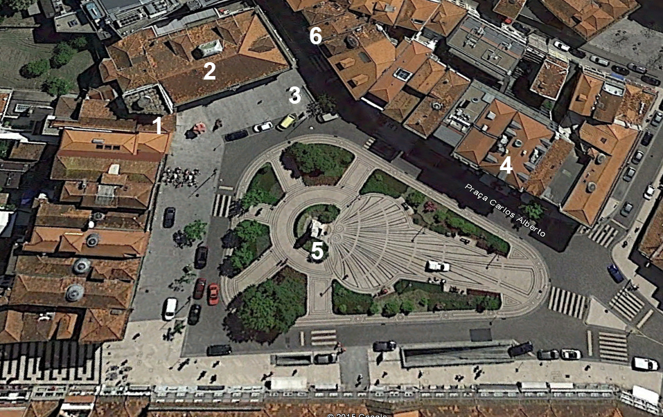 Carlos Alberto square in google maps